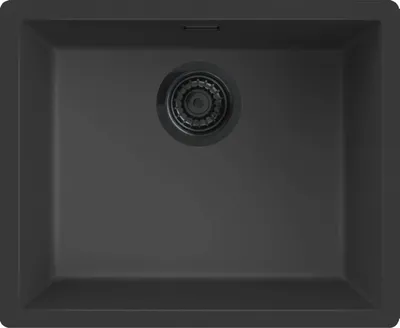 Produktbild von REGINOX R40263 Regi Granite Spüle MESSINA 50 in Nero Black ab Schrankbreite 60 cm / Flächenbündig