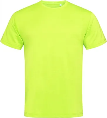 Produktbild von Stedman® - Active Baumwolle Touch Crew Neck - Cyber Yellow - S