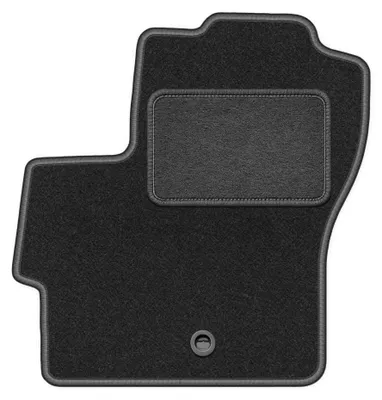 Imagen del producto de Alfombrilla conductor de moqueta para Mazda 3 I BK 2003-2009 (hatchback) – 1 pieza, gris grafito, a medida – Wielganizator LUX