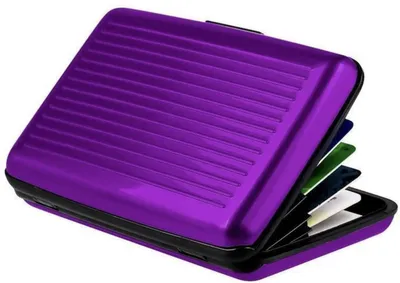 Image de Porte-cartes lilas - Étui à cartes de crédit - Porte-cartes - Étui à cartes - Portefeuille - Portefeuille - Porte-cartes - Lilas - Étui à cartes de crédit - Porte-cartes - Cadeau - CHPN