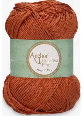 Immagine prodotto di Anchor Creativa Fino – Filato di cotone al 100% per uncinetto e lavoro a maglia (colore 00426)