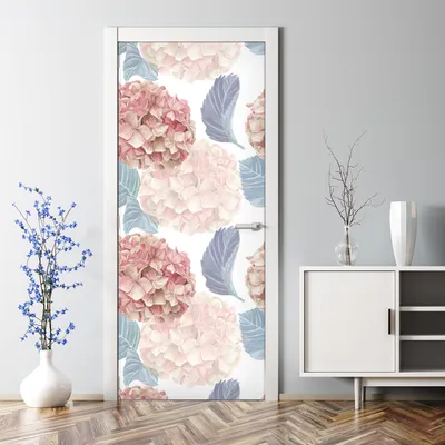 Produktbild von Dekorative Türposter selbstklebend Wandaufkleber dekoration Fototapete Vintage Blumenstrauß 70 x 200 cm