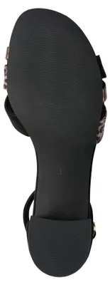 Produktbild von MARCO TOZZI Damen Sandale Fesselriemen Blockabsatz Vegan 2-28201-46, Größe:41 EU, Farbe:Schwarz