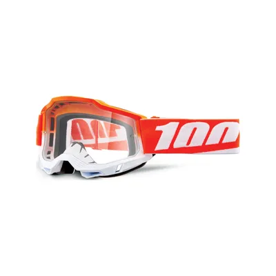 Produktbild von 100% SPEEDLAB Fahrradsonnenbrille - ACCURI 2 - Orange/Weiß