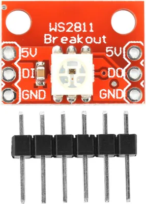 Obrázok produktu pre 5ks WS2812 RGB 5050 RGB LED rozbočovacia doska