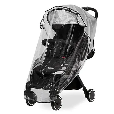 Produktbild von Transparenter Kinderwagen-Regenschutz, universell, winddicht, sonnendicht, staubdicht, atmungsaktiv, für den Außenbereich geeignet