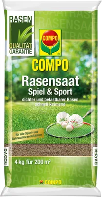 Produktbild von COMPO Rasensamen Spiel + Sport 4 kg