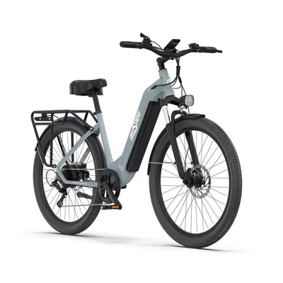 Produktbild von OT05 Stadt‑Elektrofahrrad für Erwachsene, 250W, 36V 18,2Ah, Aluminiumrahmen, Drehmomomentsensor, hydraulische Scheibenbremsen