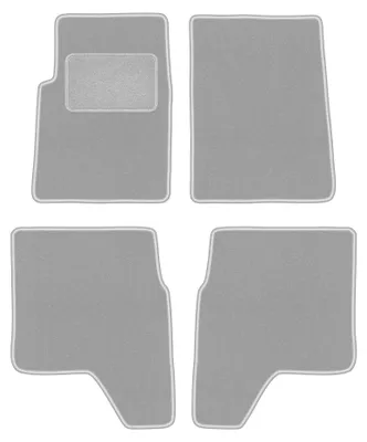 Immagine prodotto di Tappetini in moquette per Hyundai Galloper 1991-2003 (fuoristrada) – set 4 pezzi, grigi, su misura – Wielganizator OSLO