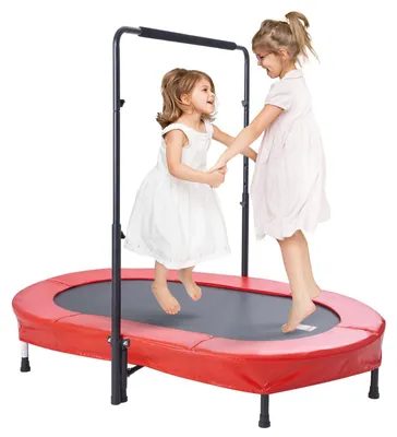 Obrázek produktu pro VEVOR dětská trampolína vnitřní / venkovní trampolína skládací mini trampolína s rukojetí, odrazová trampolína zahradní trampolína pro batolata