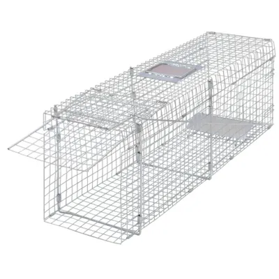 Zdjęcie produktu dla vidaXL Ocynkowana pułapka żywołowna 100 cm