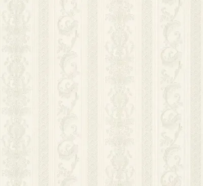 Produktbild von A.S. Création Barocktapete Hermitage gestreifte Tapete Vliestapete creme grau silber 10,05 m x 0,53 m
