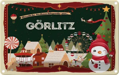 Produktbild von vianmo Blechschild 12x18 cm Weihnachten aus GÖRLITZ