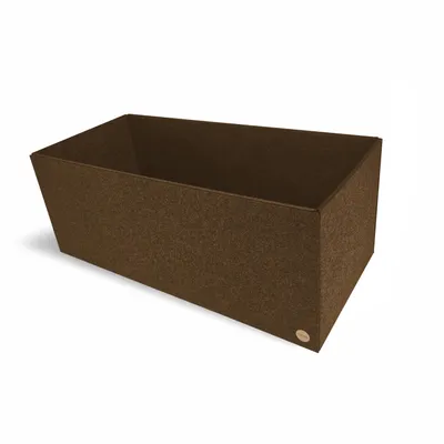 Produktbild von Aufbewahrungsbox CLEAN Filz 33 x 70 x 28 cm ohne Deckel in hellbraun meliert