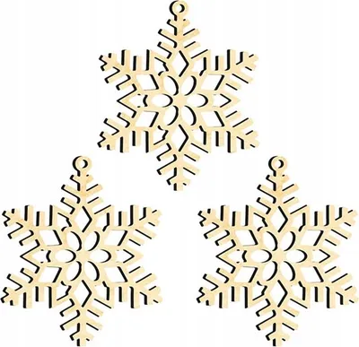 Immagine prodotto di Decorazioni natalizie in legno, set da 3 pezzi.