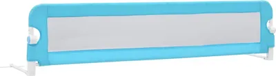 Produktbild von vidaXL Kleinkind-Bettschutzgitter Blau 180x42 cm Polyester