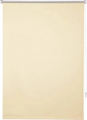 Produktbild von Unyqoos® Verdunkelungsrollo & Isolier-Rollo Beige 90x210 cm, 100% Polyester, Aluminiumprofil, Klemmen- oder Schraubmontage – Luxaflex