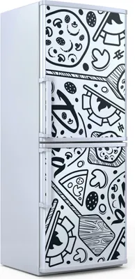 Produktbild von Kühlschrankdekoration 70x180 cm Aufkleber auf dem Kühlschrank - Pizza Italy Essen