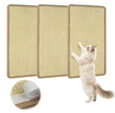 Immagine prodotto di Tappetino in sisal naturale per gatti, dimensioni 20 x 40 cm