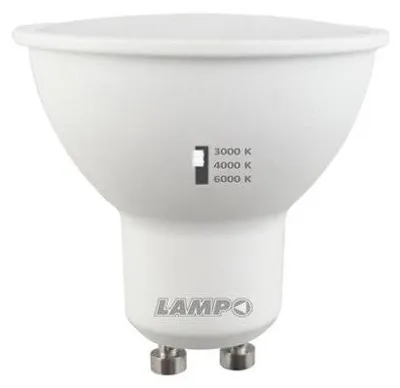Immagine prodotto di lampada a led tricolor gu10 8 w - 650lm