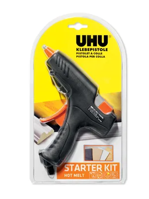 Produktbild von UHU Starter Kit Hot Melt Heißklebepistole schwarz