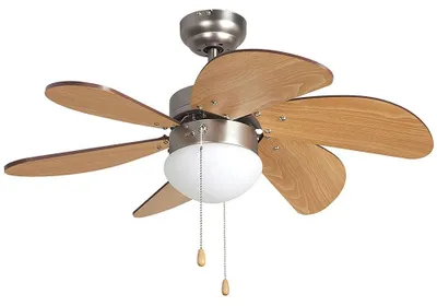 Produktbild von Orbegozo CP-15075 N, Haushalts-Lamellenlüfter, Nickel, Zimmerdecke, 80 cm, 50 W, 230 V, 50 Hz