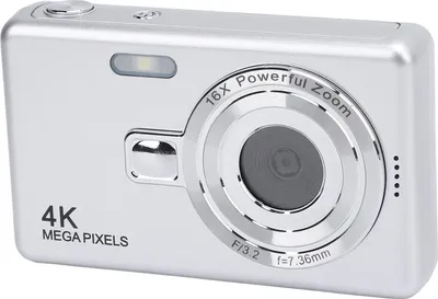 Obrázek produktu pro 2,4palcový digitální fotoaparát, 16x zoom, 50 MP, video ve vysokém rozlišení 4K, kompaktní selfie pro fotografování, cestování, 64 GB
