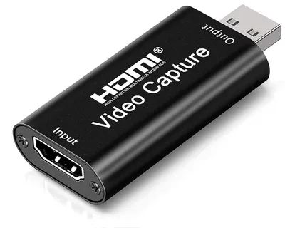 Zdjęcie produktu dla Adapter HDMI, karta przechwytywania audio/wideo, 4K/1080p, adapter USB-HDMI