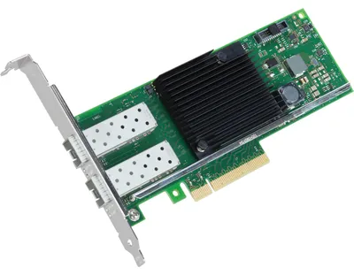 Obrázok produktu pre Intel X710DA2BLK, Interný, Kábel, PCI Express, Vlákno, 10000 Mbit/s, Čierna, Zelená, Nerezová oceľ