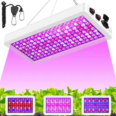 Produktbild von 50W 1200lm rostlina lampa Led plné spektrum vnitřní rostliny UV rostlina lampa rostlinné světlo pro rostliny zelenina květiny (VEG a BLOOM dvojitý spínač)
