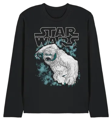 Produktbild von Star Wars - T-Shirt für Herren/Damen Uni, Langärmlig TV41312 (XL) (Schwarz)
