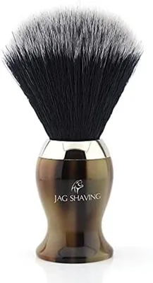 Imagen del producto de Pincel de afeitar clásico de pelo sintético con mango elegante