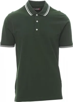 Produktbild von Herren Poloshirt "SKIPPER" - Payper Edengrün/Weiss XXL