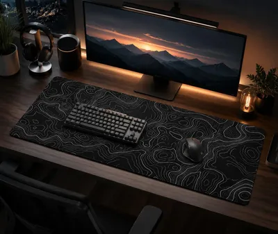 Produktbild von Großes Mauspad (74,9 x 40,6 cm), Gaming-Mauspad mit rutschfester Gummiunterseite