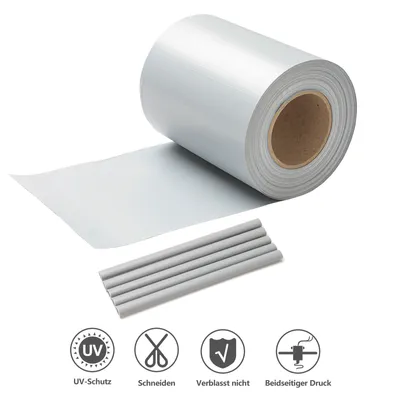 Produktbild von Jopassy 8x 70m Sichtschutzfolie Gartenfreude Folie PVC Zaun Folie SichtschutzStreifen,Grau