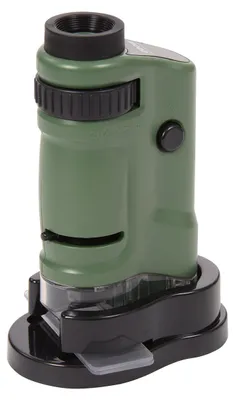 Image de EDUPLAY 150141 Microscope de poche avec éclairage LED, vert
