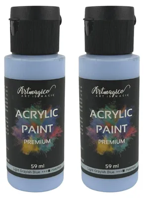Obrázek produktu pro Artmagico Akrylová barva Premium 59 ml, Light Grayish Blue, 2 ks