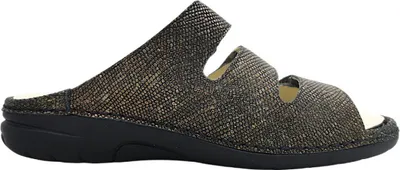 Imagen del producto de Waldläufer Gunna: Sandalias para mujer, plantilla acolchada, diseño tipo sandalia, color dorado, para uso casual