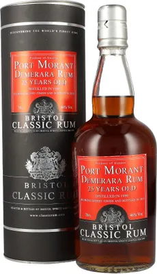 Produktbild von Bristol Port Morant Guyana 25YO 1990/2015 Oloroso Sherry Finish 46% 0,7 ltr. -GB-