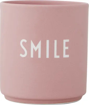 Obrázok produktu pre Dizajnové listy - AJ Favourite Becher SMILE - Rose