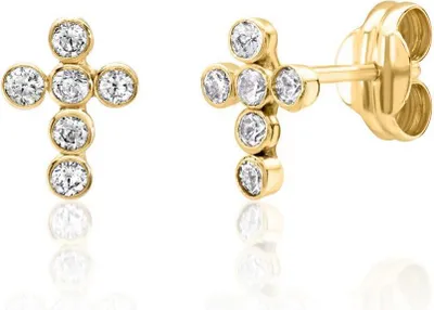 Produktbild von Damen Ohrschmuck von JEWLIX aus 9-karätigem Gold mit Zirkonia