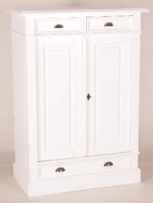 Immagine prodotto di Casa Padrino cassettiera in stile country shabby chic bianco L 100 H 141 cm mobile corridoio sala da pranzo armadio