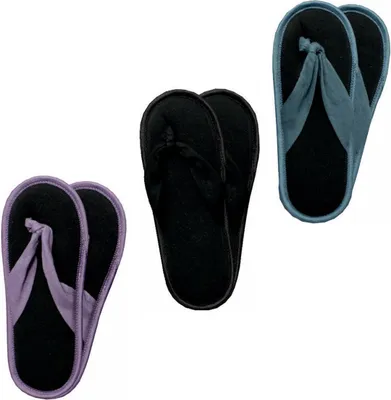 Produktbild von Gawilo Stoppersocken als Zehentrenner (3 Paar) | Rutschfeste | ABS Socken | Haussocken | Hausschuhe, Grün Flieder Schwarz / 35 - 38