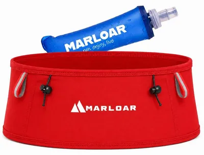 Produktbild von Laufgürtel Laufgurt Hüftgurt - Mit 3 Taschen - Softflask 250 ml - Größe L