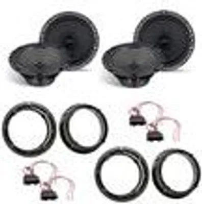 Produktbild von Axton ATX165 Koaxial Lautsprecher 60 Watt Einbauset für Golf 4 Bora vorne hinten