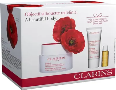 Zdjęcie produktu dla Clarins Masvelt Cream Set, Kobiety, Masvelt Advanced AQUA/WATER/EAU. COCOGLYCERIDES. ALCOHOL. CAPRYLIC/CAPRIC TRIGLYCERIDE...., 3 szt.