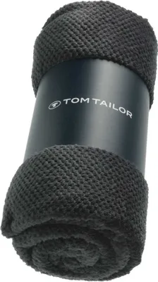 Obrázek produktu pro TOM TAILOR přehoz na postel STRUCTURE antracit 140 x 190 cm