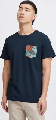 Produktbild von BLEND BHTrop - 20714922ME Herren T-Shirt Longshirt Basic