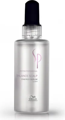A product shot of a bottle of hair serum.