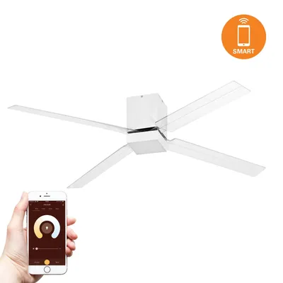 Obrázok produktu pre LED stropný ventilátor C4 Zonda – biela farba